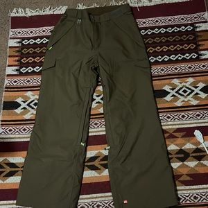 Quiksilver Light Brown Color Snowpants